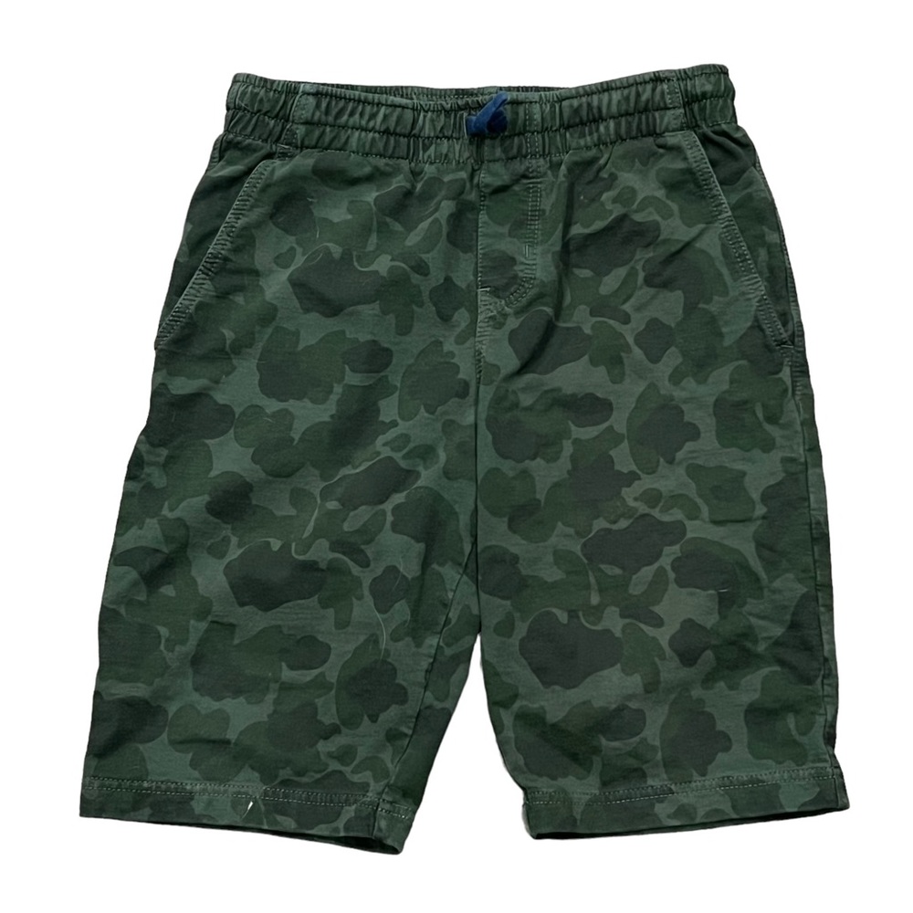 Tea 14 Youth Long Camo Shorts Cotton Spring Summer Drawstring Waist